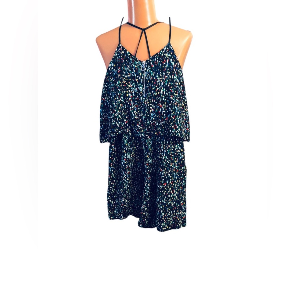 Sandro Multicolor Floral Romper